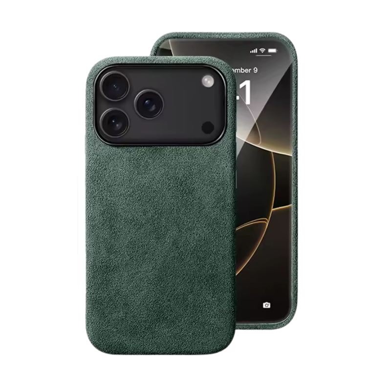 Case iPhone em Alcantara Italiana Premium MagSafe