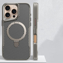 Case iPhone Nano Carbono Minimalista e carregamento MagSafe