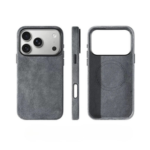 Case iPhone em Alcantara Italiana Premium MagSafe