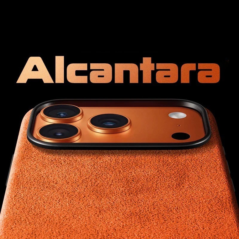 Case iPhone em Alcantara Italiana Premium MagSafe