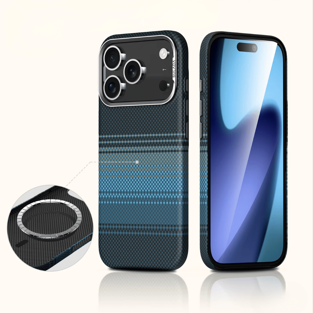 Case iPhone em Fibra de Carbono MagSafe Sunset