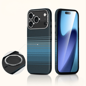 Case iPhone em Fibra de Carbono MagSafe Sunset