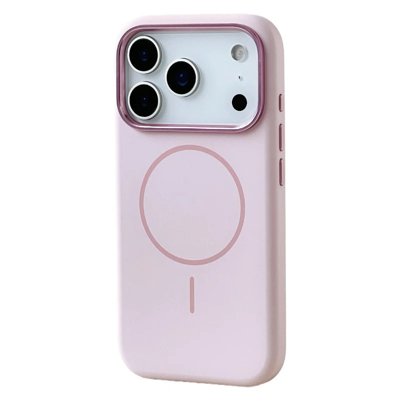 Case iPhone em Silicone Aveludada com MagSafe
