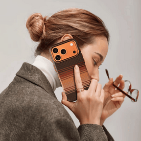 Case iPhone em Fibra de Carbono MagSafe Sunset