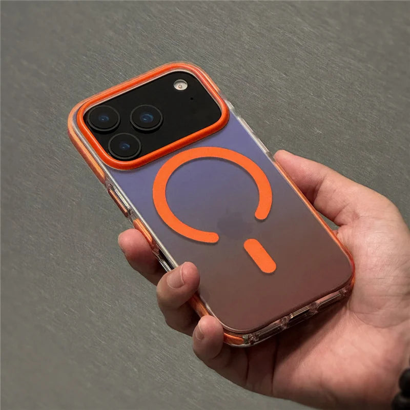 Case iPhone Gradiente Minimalista com MagSafe
