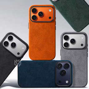 Case iPhone em Alcantara Italiana Premium MagSafe