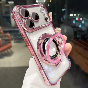 Case Antiqueda Mag Safe com Almofada de Ar para iPhone + Proteção para lentes (Lançamento 2026)