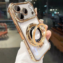 Case Antiqueda Mag Safe com Almofada de Ar para iPhone + Proteção para lentes (Lançamento 2026)