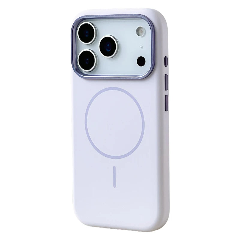 Case iPhone em Silicone Aveludada com MagSafe