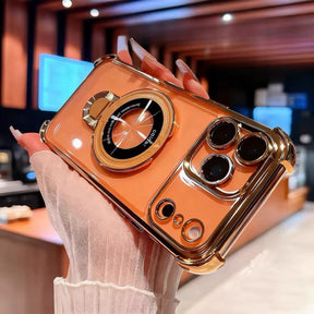 Case Antiqueda Mag Safe com Almofada de Ar para iPhone + Proteção para lentes (Lançamento 2026)