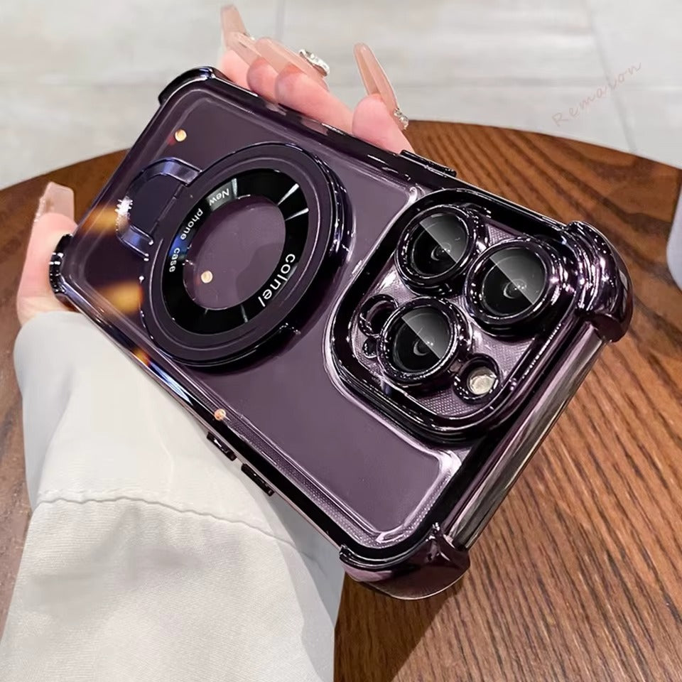 Case Antiqueda Mag Safe com Almofada de Ar para iPhone