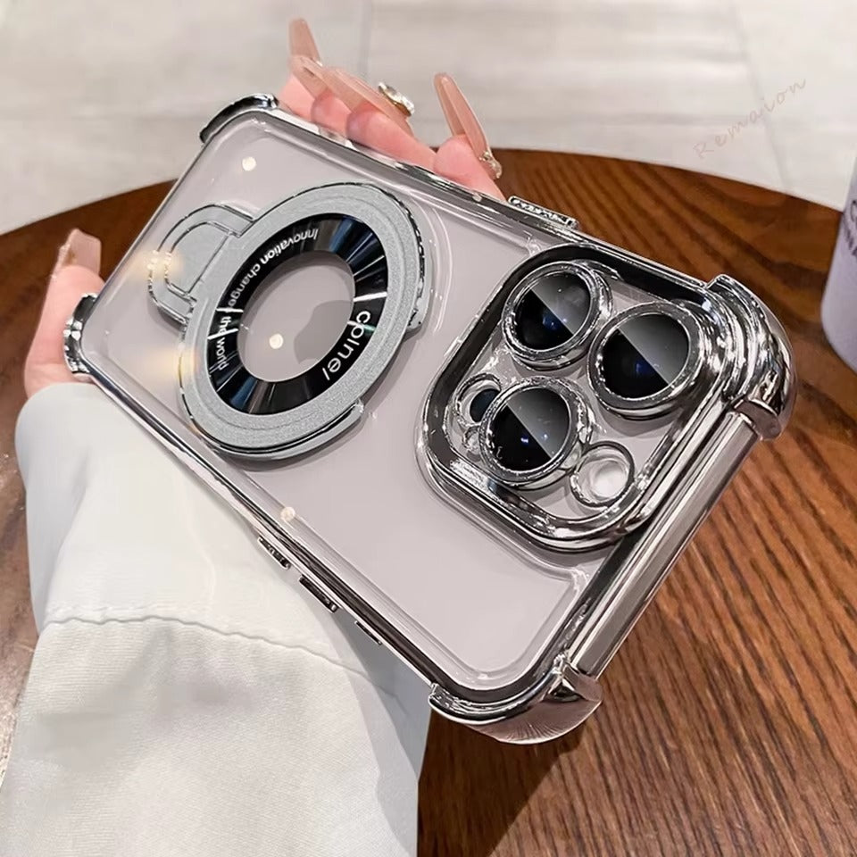 Case Antiqueda Mag Safe com Almofada de Ar para iPhone